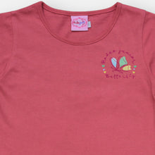 Muat gambar ke penampil Galeri, Kaos Crop Anak Perempuan Pink/Crop T-shirt Girl Pink/RJG Secret Garden