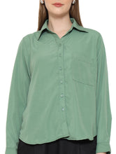 Muat gambar ke penampil Galeri, Rodeo - Kemeja Wanita - Liyara Shirt - Green