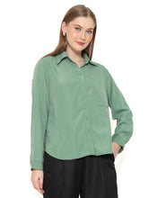 Muat gambar ke penampil Galeri, Rodeo - Kemeja Wanita - Liyara Shirt - Green