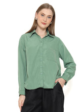Muat gambar ke penampil Galeri, Rodeo - Kemeja Wanita - Liyara Shirt - Green
