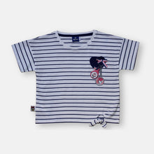 Muat gambar ke penampil Galeri, Kaos Crop Anak Perempuan Biru/Crop T-shirt Girl Blue/Daisy Duck Girls Holiday
