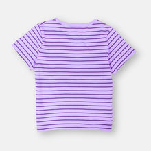 Muat gambar ke penampil Galeri, Kaos Crop Anak Perempuan Ungu/Crop T-shirt Girl Purple/RJG Butterfly