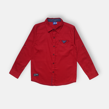 Muat gambar ke penampil Galeri, Kemeja Lengan Panjang Anak Laki Merah/ Boys Shirt Long Sleeve Red/ That's Donald Merry and Bright