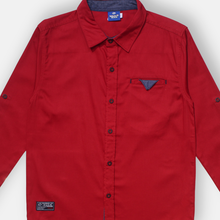 Muat gambar ke penampil Galeri, Kemeja Lengan Panjang Anak Laki Merah/ Boys Shirt Long Sleeve Red/ That's Donald Merry and Bright