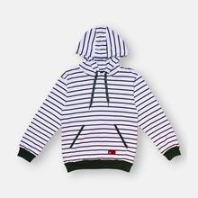 Muat gambar ke penampil Galeri, Sweater Salur Anak Laki Hijau Putih/ Boy Striped Sweater Green White/ RJ Kids Boy Sport Div