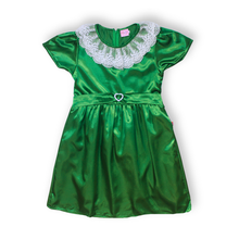 Muat gambar ke penampil Galeri, Dress Anak Perempuan Hijau/ Girls Dress Green/ RJG Cherry Belle