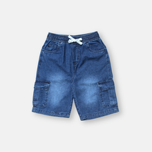 Muat gambar ke penampil Galeri, Celana Pendek Denim Anak Laki Biru/ Short Pants Denim Boy Blue/ That's Donald Merry and Bright