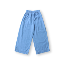 Muat gambar ke penampil Galeri, Celana Kulot Denim Anak Perempuan Biru/ Girls Denim Pants Maxi Culottes Blue/ RJG Bouquet de fleurs