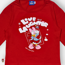 Muat gambar ke penampil Galeri, Kaos Crop Anak Perempuan Merah/ Crop T-shirt Girl Red/ Daisy Duck Girls Holiday