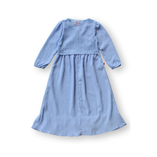 Muat gambar ke penampil Galeri, Ghamis Anak Perempuan Biru/ Girls Ghamis Maxi Dress Blue/ RJG Bouquet de fleurs