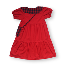 Muat gambar ke penampil Galeri, Dress Lengan Pendek Anak Perempuan Merah/ Girls Dress Short Sleeve Red/ RJG Cherry Belle