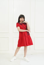 Muat gambar ke penampil Galeri, Dress Lengan Pendek Anak Perempuan Merah/ Girls Dress Short Sleeve Red/ RJG Cherry Belle