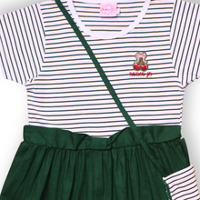 Muat gambar ke penampil Galeri, Dress Lengan Pendek Anak Perempuan Hijau/ Girls Dress Short Sleeve Green/ RJG Cherry Belle