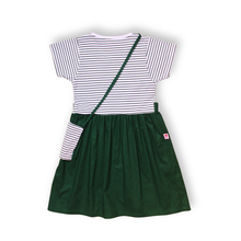 Muat gambar ke penampil Galeri, Dress Lengan Pendek Anak Perempuan Hijau/ Girls Dress Short Sleeve Green/ RJG Cherry Belle