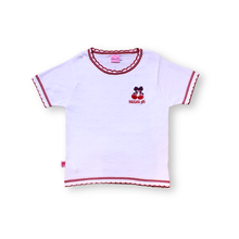 Muat gambar ke penampil Galeri, Kaos Lengan Pendek Anak Perempuan Putih/ Girls T-Shirt Short Sleeve White/ RJG Cherry Belle