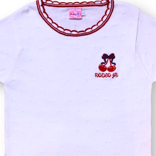 Muat gambar ke penampil Galeri, Kaos Lengan Pendek Anak Perempuan Putih/ Girls T-Shirt Short Sleeve White/ RJG Cherry Belle