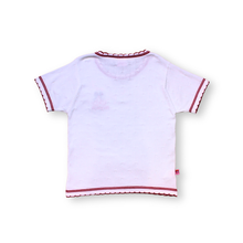 Muat gambar ke penampil Galeri, Kaos Lengan Pendek Anak Perempuan Putih/ Girls T-Shirt Short Sleeve White/ RJG Cherry Belle