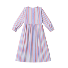 Muat gambar ke penampil Galeri, Ghamis Anak Perempuan Ungu/ Girls Maxi Cotton Dress Purple/ Daisy Duck Positivity