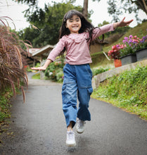 Muat gambar ke penampil Galeri, Kaos Anak Perempuan Peach/ Girls T-Shirt Peach/  RJG Picnic Time
