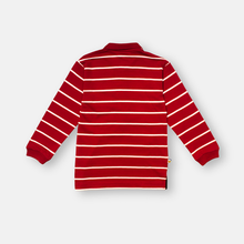 Muat gambar ke penampil Galeri, Kaos Polo Salur Anak Laki Merah/ Boys Polo Shirt Striped Red/ That's Donald Merry and Bright