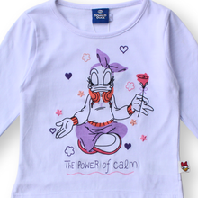 Muat gambar ke penampil Galeri, Kaos Crop Anak Perempuan Putih/ Crop T-shirt Girl White/ Daisy Duck Positivity