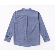 Muat gambar ke penampil Galeri, Kemeja Lengan Panjang Anak Laki Navy/ Boys Long Sleeve Shirt Navy/ RJ kids Boy Sky Blue
