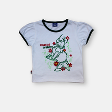 Muat gambar ke penampil Galeri, Kaos Crop Anak Perempuan Putih/ Crop T-shirt Girl White/ Daisy Duck Girls Holiday