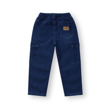 Muat gambar ke penampil Galeri, Celana Panjang Denim Anak Laki Biru/ Boys Long Denim Pants Blue/ That's Donald Ahoy Quack