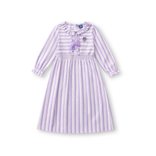 Muat gambar ke penampil Galeri, Dress Panjang Anak Ungu/ Maxi Cotton Poplin Dress Purple/ Daisy Picnic Time