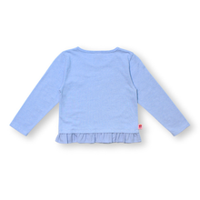 Muat gambar ke penampil Galeri, Kaos Anak Perempuan Biru/ Girls T-Shirt Blue/ RJG Bouquet de fleurs