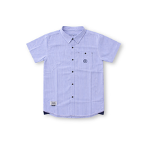 Muat gambar ke penampil Galeri, Kemeja Salur Anak Laki Biru/ Boys Striped Shirt Blue/ RJ kids Boy Sky Blue