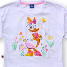 Muat gambar ke penampil Galeri, Kaos Anak Perempuan Putih/ Girls T-Shirt White/ Daisy Duck Picnic Time