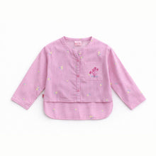 Muat gambar ke penampil Galeri, Blus Anak Perempuan Fucshia/ Girls Blouse Fuchsia/ RJG Holiday Essentials