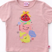 Muat gambar ke penampil Galeri, Kaos Anak Perempuan Peach/ Girls T-Shirt Peach/ RJG Holiday Essentials