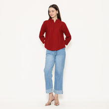 Muat gambar ke penampil Galeri, Rodeo - Atasan Wanita - Sheylaa Blouse - Red
