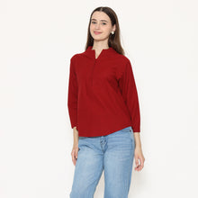 Muat gambar ke penampil Galeri, Rodeo - Atasan Wanita - Sheylaa Blouse - Red