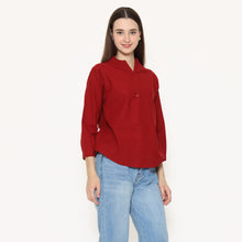 Muat gambar ke penampil Galeri, Rodeo - Atasan Wanita - Sheylaa Blouse - Red