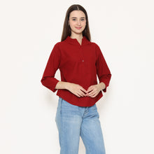Muat gambar ke penampil Galeri, Rodeo - Atasan Wanita - Sheylaa Blouse - Red