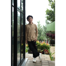 Muat gambar ke penampil Galeri, Kemaja Tangan Panjang Anak Laki Cokelat/ Brown Boys Long Sleeve Shirt/ RJ Kids Boy Little Explorer