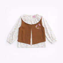 Muat gambar ke penampil Galeri, Blus Anak Perempuan Khaki/ Girls Blouse Khaki/ RJG Little Garden