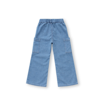 Muat gambar ke penampil Galeri, Celana Kulot Jeans Anak Perempuan Biru/ Girls Maxi Chambray Culottes Blue/ Daisy Duck Holiday Vibes
