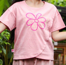 Muat gambar ke penampil Galeri, Kaos Anak Perempuan Pink/ Girls T-Shirt Pink/ RJG Little Garden