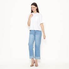 Muat gambar ke penampil Galeri, Rodeo -  Atasan Wanita - Qalina TShirt - White
