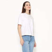 Muat gambar ke penampil Galeri, Rodeo -  Atasan Wanita - Qalina TShirt - White
