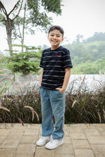 Muat gambar ke penampil Galeri, Kaos Anak laki Navy/ Boys T-Shirt Navy/ RJ kids Boy - Sky Blue
