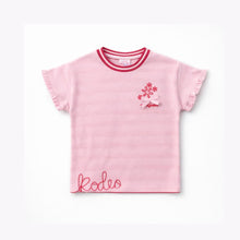 Muat gambar ke penampil Galeri, Kaos Lengan Panjang Anak Perempuan Pink/ Girls Long Sleeve T-Shirt Pink/ RJG Holiday Essentials