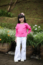 Muat gambar ke penampil Galeri, Kaos Anak Perempuan Fucshia/ Girls T-Shirt Fucshia/ RJG Holiday Essentials