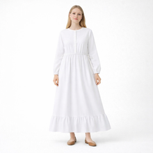 Muat gambar ke penampil Galeri, Rodeo - Gamis Wanita - Aziza Gamis - White