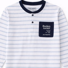 Muat gambar ke penampil Galeri, Kaos Lengan Panjang Anak Laki Putih/ Boys Long Sleeve T-Shirt White/ RJ kids Boy Sky Blue
