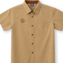 Muat gambar ke penampil Galeri, Kemeja Lengan Pendek Anak Laki Cokelat/ Boys Short Sleeve Shirt Brown/ That's Donald Latte Quack